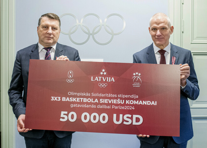 Olimpiskā komiteja piešķir 50 000 ASV dolāru 3x3 basketbola sieviešu komandai