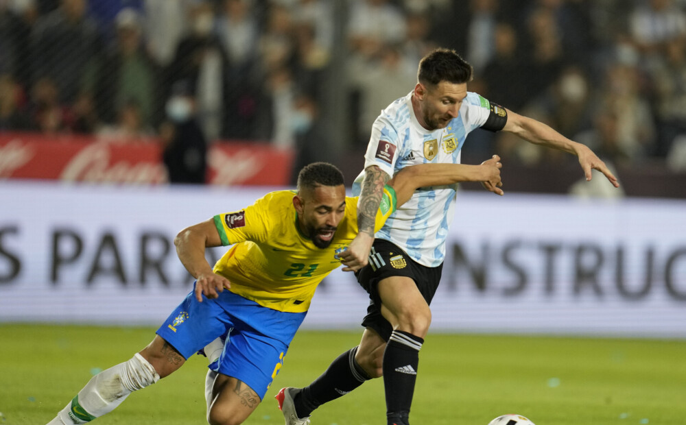 Argentīnas futbolistiem pietiek ar neizšķirtu pret Brazīliju, lai kvalificētos Pasaules kausam