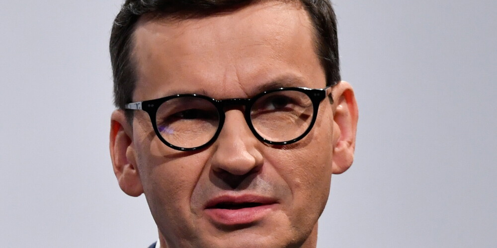 Polijas premjerministrs Mateušs Moraveckis. 