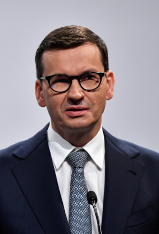 Polijas premjerministrs Mateušs Moraveckis.