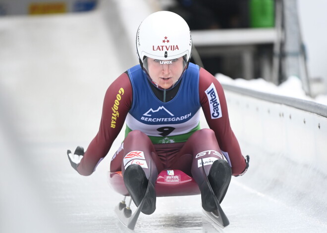 Elīza Tīruma izcīna 7. vietu Pasaules kausa posmā kamaniņu sportā