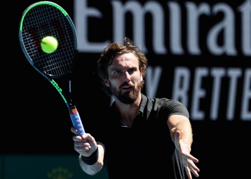 Latvijas tenisa līderis Ernests Gulbis.