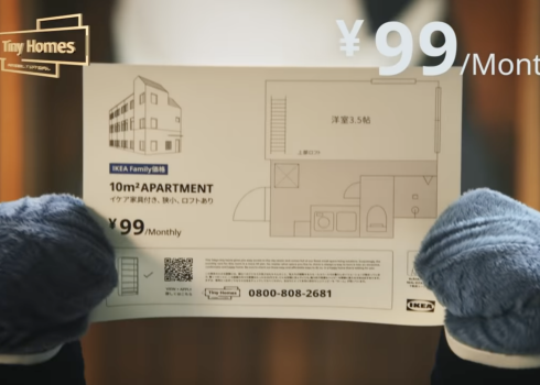 Ikea Japānas galvaspilsētā īrei piedāvā nelielus dzīvokļus par 77 centiem mēnesī