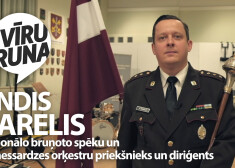 Vīru runa: kapteinis Karelis – karavīru diriģents