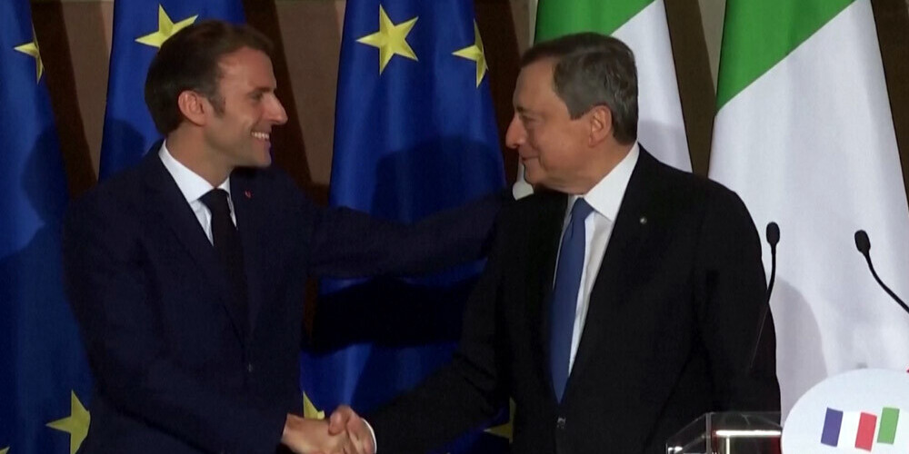 Itālija un Francija paraksta jaunu līgumu par sadarbības stiprināšanu