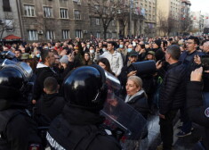 В Сербии эко-протесты вылились в столкновения демонстрантов с полицией