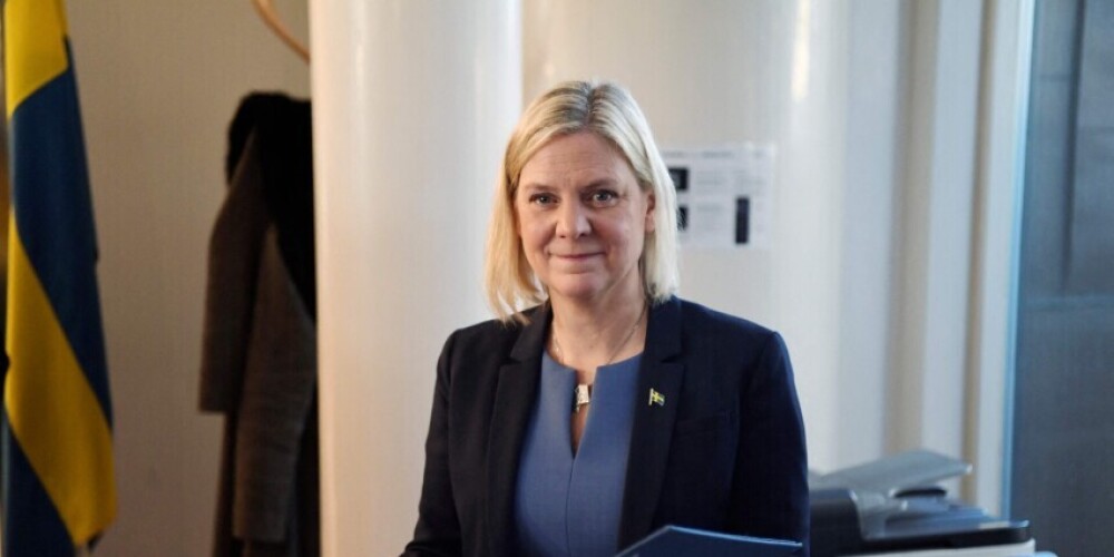 Zviedrijas parlaments otrreiz premjera amatā ievēlē Andešsoni