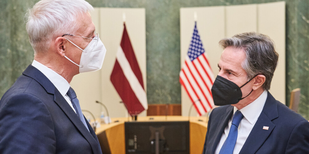 FOTO: Latvijā viesojas ASV valsts sekretārs Entonijs Blinkens