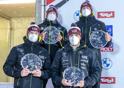 Ķibermaņa četrinieku ekipāžai desmitā vieta Pasaules kausa bobslejā trešajā posmā