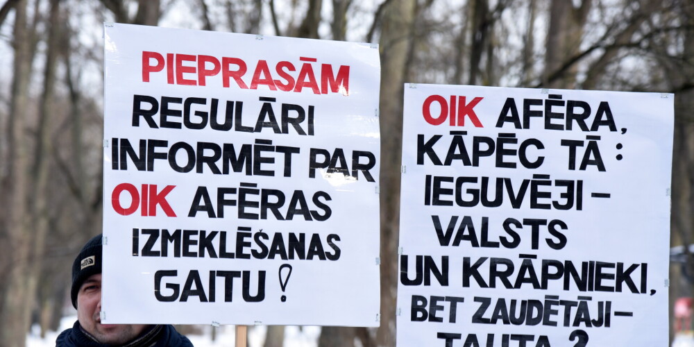 Noraida opozīcijas prasību uzdot valdībai izpildīt Saeimas lēmumu par OIK atcelšanu