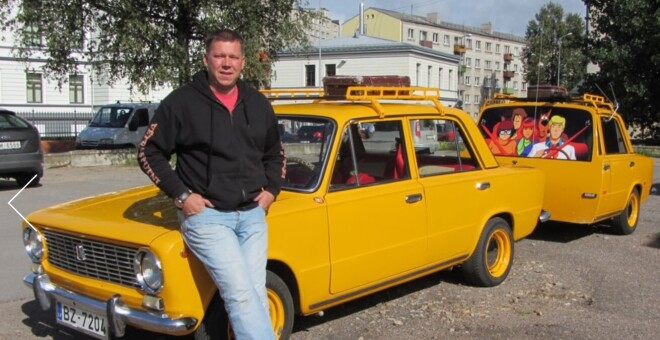 Žigulim ir arī oriģināla piekabe.