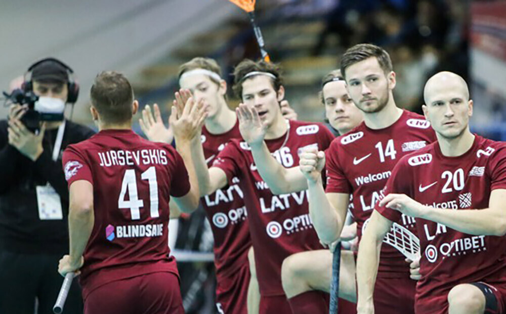 Latviske innebandyspillere vinner Norge og tar femteplassen i verdensmesterskapet