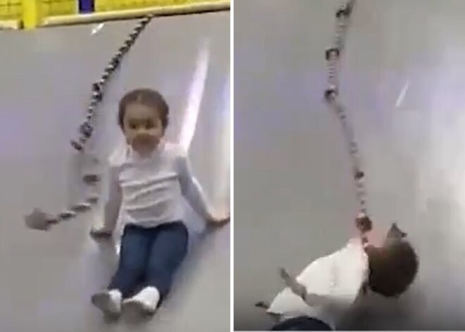 3-летнюю девочку едва не задушило канатом в игровом центре