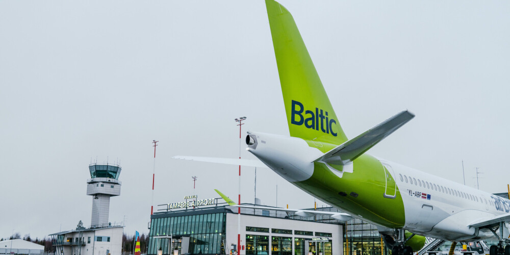"airBaltic" atvērs jaunu bāzi Tamperē