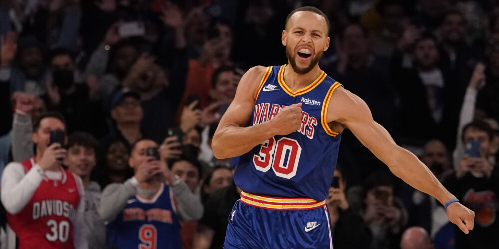 Stefans Karijs turpina labot visus iespējamos NBA rekordus tālmetienu realizācijā.