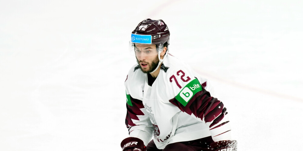 Latvijas hokejisti pirmajā pārbaudes turnīra spēlē zaudē Slovākijai
