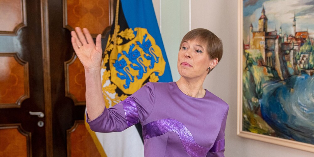 Bijusī Igaunijas prezidente Kersti Kaljulaida.