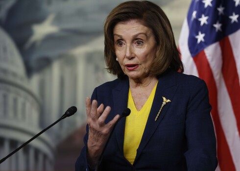 ASV Pārstāvju palātas spīkere Nensija Pelosi.