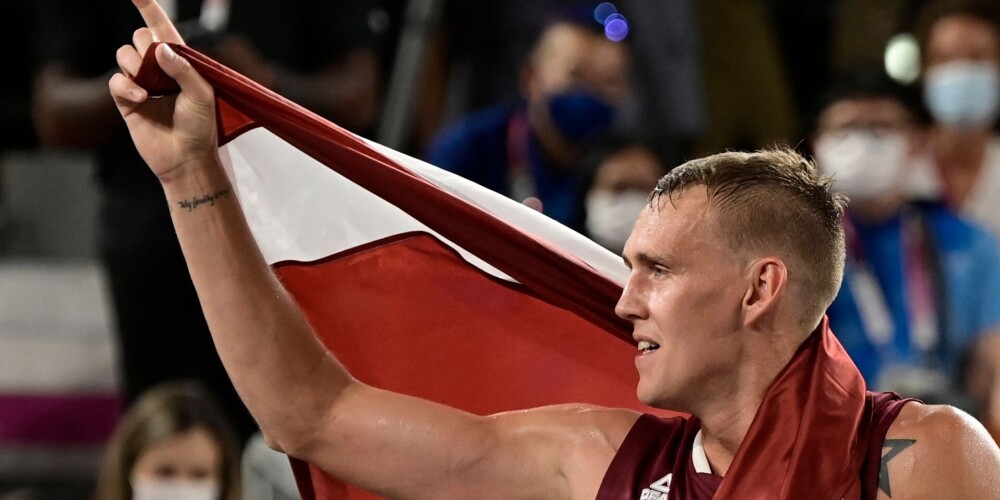Olimpiskais čempions 3x3 basketbolā Nauris Miezis.