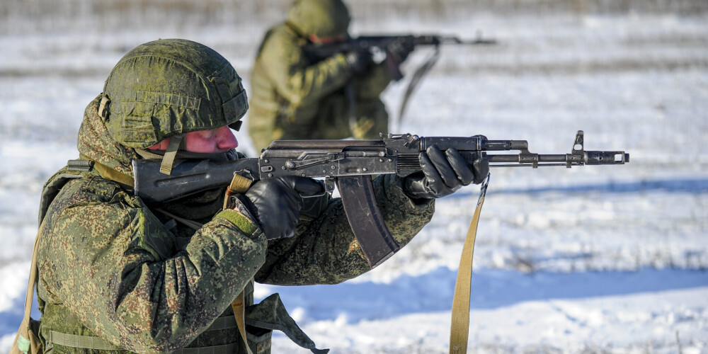 Krievija organizē desantnieku mācības netālu no Ukrainas robežas