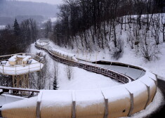 Bobsleja un kamaniņu trase Siguldā. 