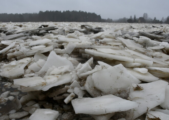 Уровень воды в реках Латвии начинает подниматься