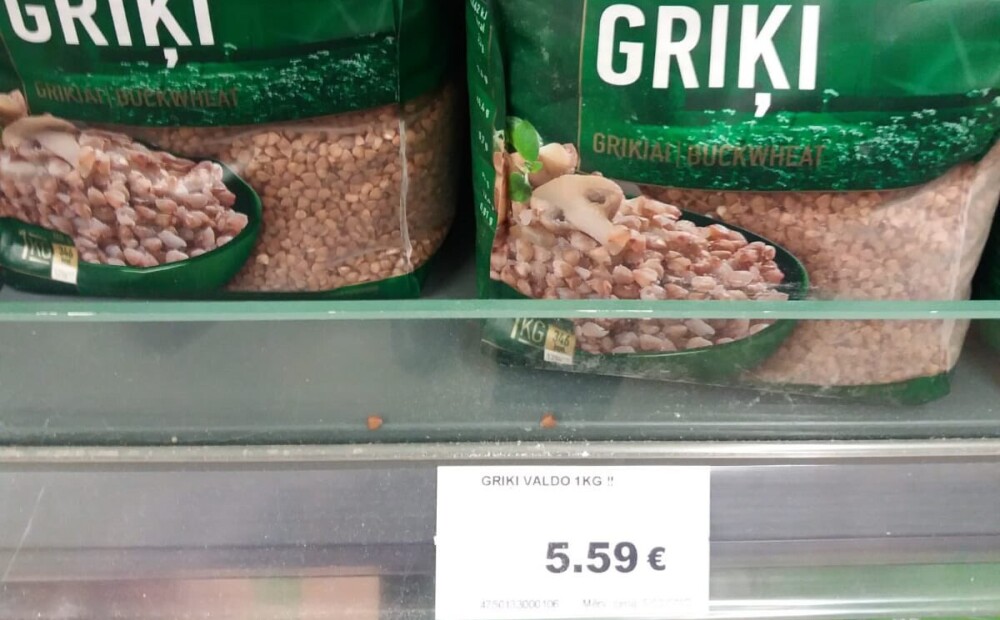 5 eiro kilogramā! Kādēļ griķu cenas tā augušas?