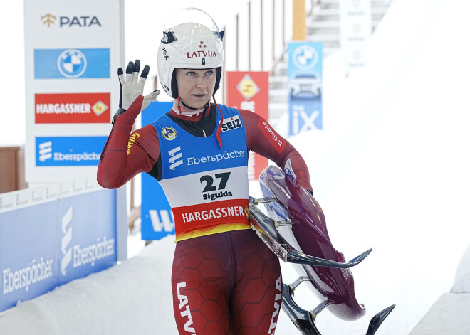 Tīruma izcīna sesto vietu Pasaules kausa posmā kamaniņu sportā Siguldā