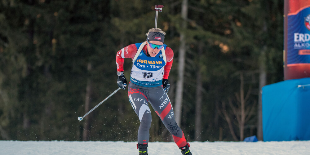 Otrus labākos rezultātus sasniegušajai biatlonistei Bendikai neatrodas vieta Latvijas slēpošanas komandā