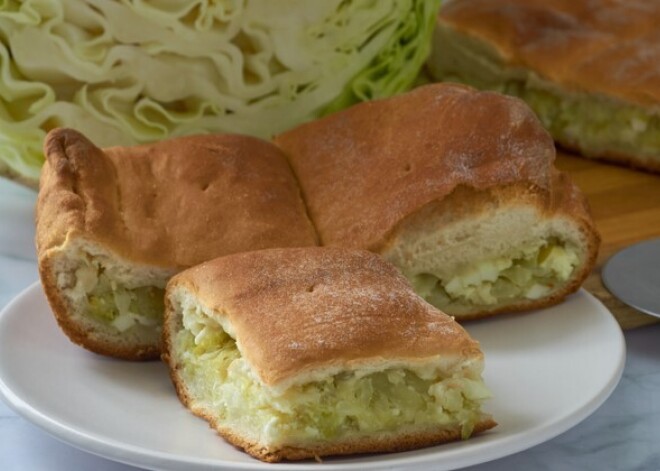 Справится любой! Вкуснейший быстрый пирог с капустой из минимума ингредиентов