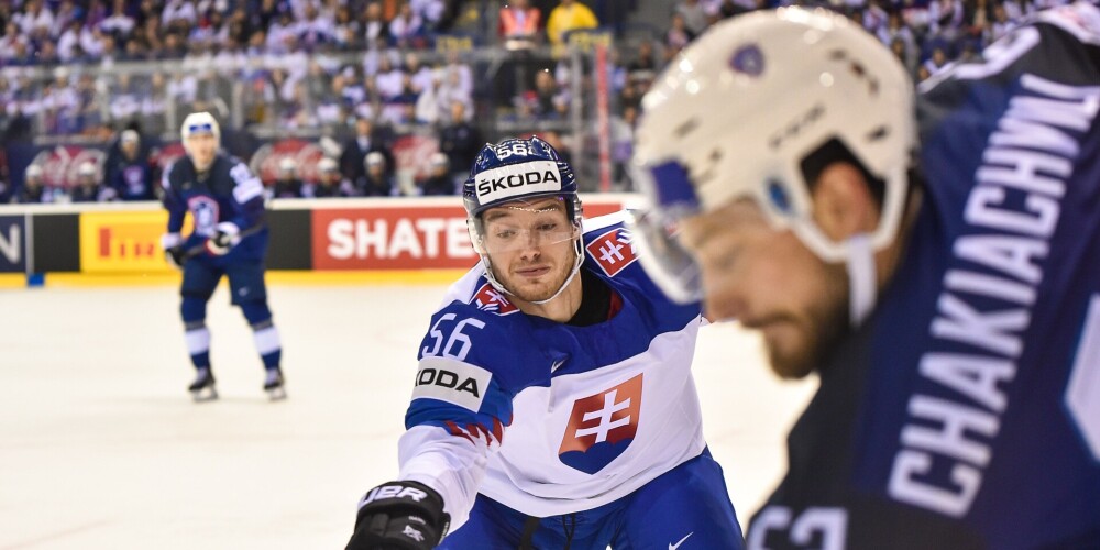 Latvijas hokeja izlases pretiniece Slovākija nosauc sastāvu olimpiskajām spēlēm