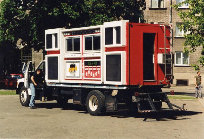 "Radio SWH" laikos "BoomBox" nobraucis kādus 70 000 kilometru, bet, esot Ufo īpašumā, vēl 10 000. 