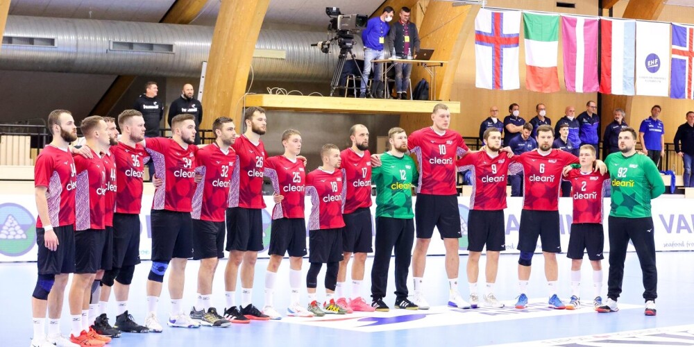 Latvijas handbolisti nodrošina vietu Eiropas čempionāta kvalifikācijā