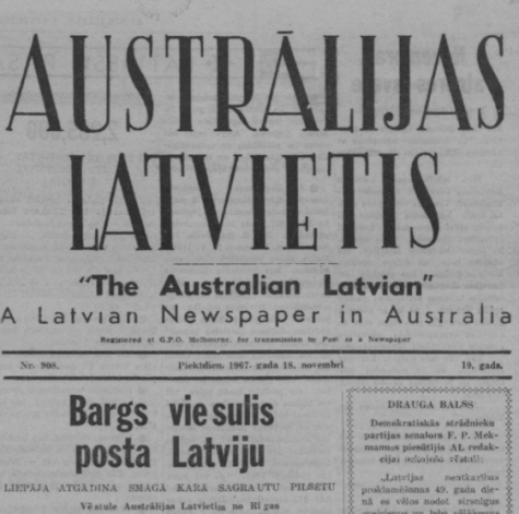 Atšķirībā no Rīgas avīzēm, kas par 1967. gada oktobra orkānu vēstīja pēdējās lappusēs, trimdas laikrakstos tas bija centrālais temats.