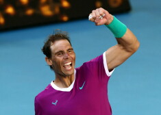 Rafaels Nadals un neizsētā Kīsa sasniedz "Australian Open" pusfinālu
