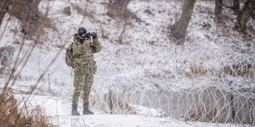 Poļu robežsargu patruļa ziņo par šāvieniem, kas raidīti no Baltkrievijas