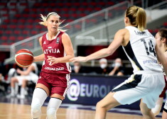 Latvijas basketboliste Elīna Babkina.