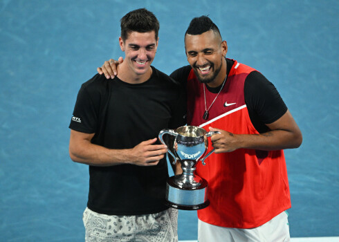 Vīriešu dubultspēlē "Australian Open" uzvar mājinieki Kiris un Kokinakis