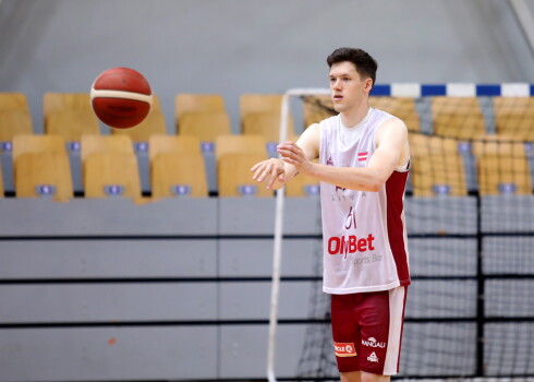 Latvijas basketbola izlases kandidāts Verners Kohs.