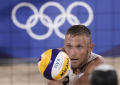 Edgars Točs Tokijas olimpiskajās spēlēs. 