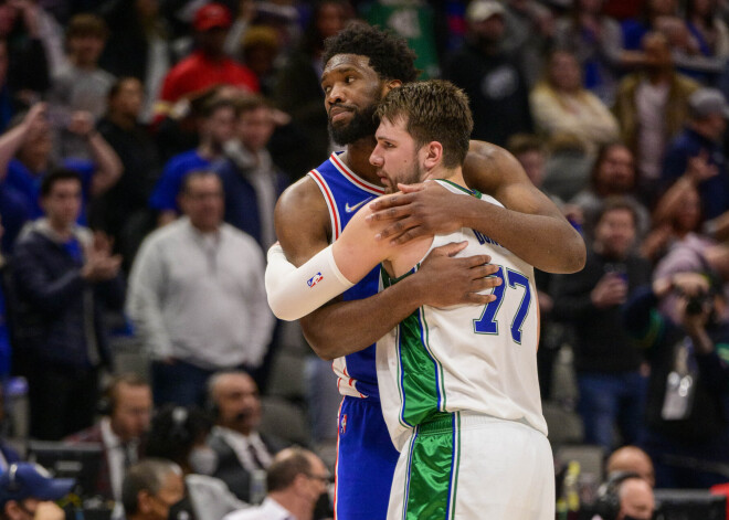 "Mavericks" bez Porziņģa uzvar "76ers"