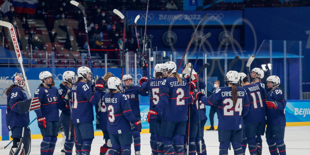 ASV hokejistes neatstāj cerības Krievijas Olimpiskās komitejas komandai