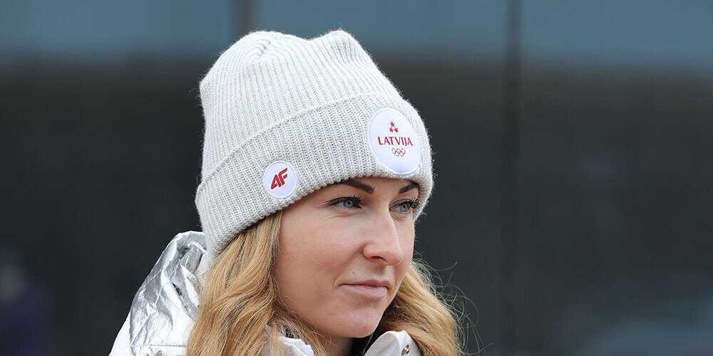 Latvijas kamaniņu braucēja Elīza Tīruma.