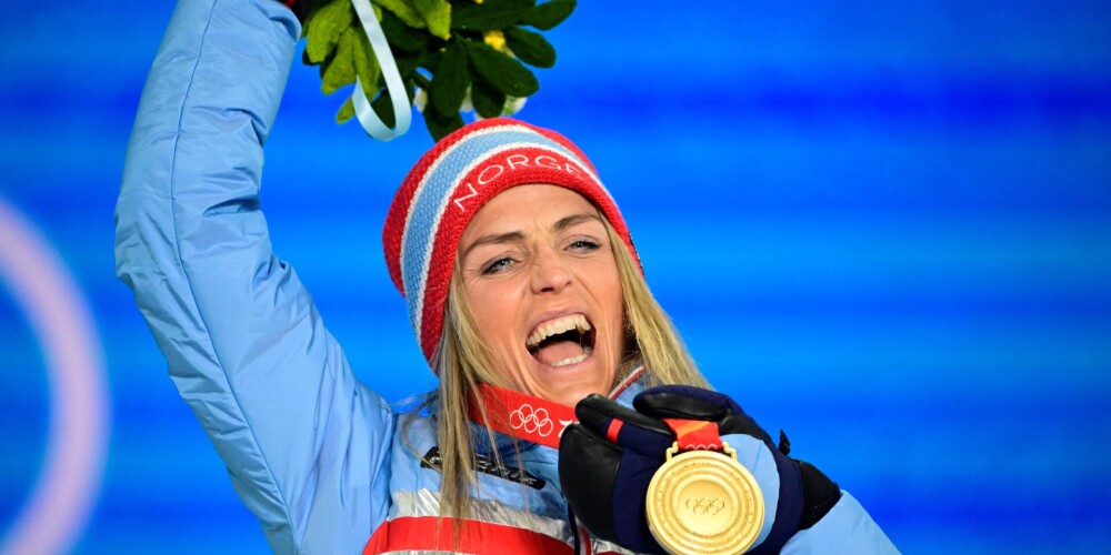 Pekinas olimpisko spēļu medaļu tabulā līdere joprojām Norvēģija