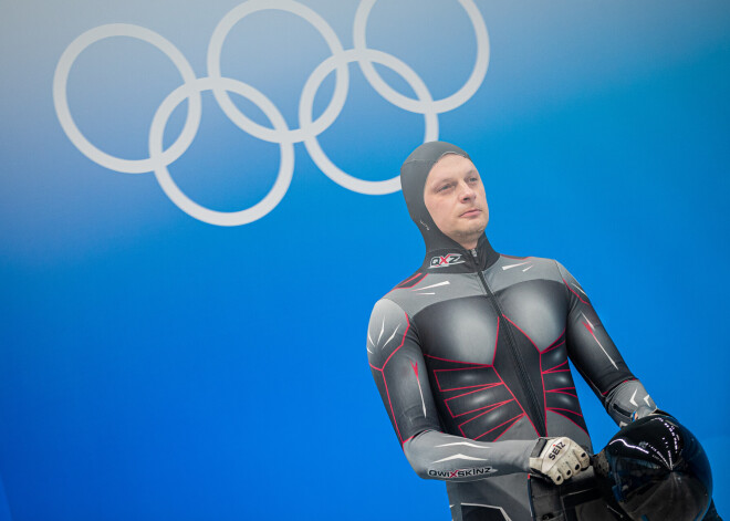 Skeletonistu pirmajos treniņos Tomasam Dukuram kopumā labāki rezultāti nekā Martinam