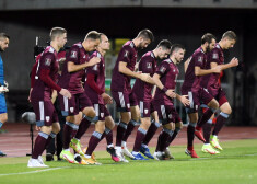 Latvijas futbola izlase FIFA rangā piedzīvojusi kritumu par vienu vietu