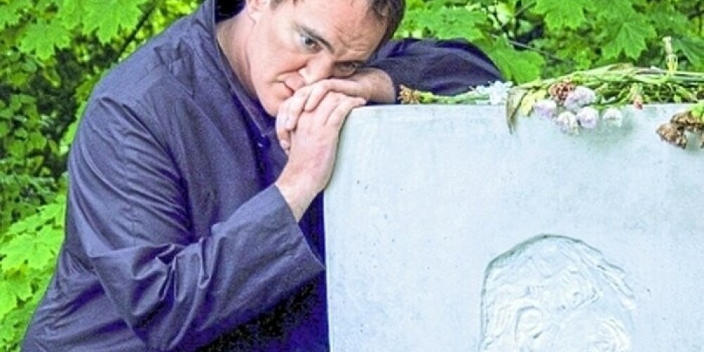 Тарантино на могиле Пастернака