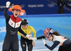 Šorttrekiste Šultinga izcīna otro zeltu Pekinas olimpisko spēļu 1000 metru distancē