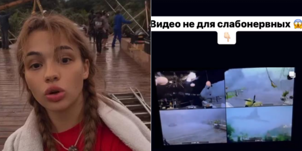 Ольга Бузова и Валя Карнавал едва спаслись от урагана на съемках "Звезд в Африке"; площадка шоу разрушена