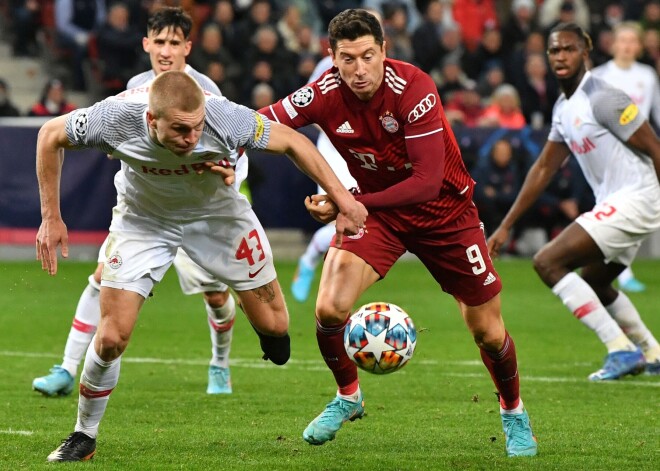 "Salzburg" UEFA Čempionu līgas astotdaļfināla mačā nenotur vadību pret "Bayern"